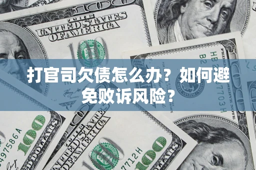 北京打官司欠债怎么办？如何避免败诉风险？